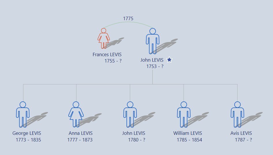 John Levis Descendants